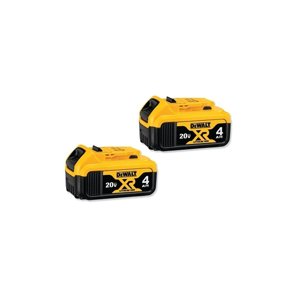 MAX* Cordless Tool Battery, 20 V, Lithium-ion, 4.0 Ah, 2 PK