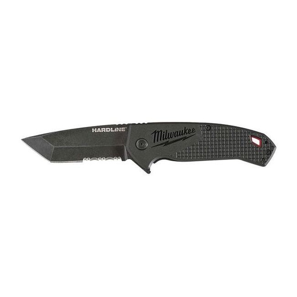 Milwaukee Tool 3 in HARDLINE Serrated Blade Pocket Knife 48-22-1998