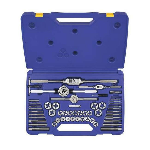 Irwin Tap/Die Set,53pc,NC,NF,NPT 24640