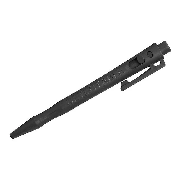 Detectamet Metal Detectable HD Pen,W/Clip,Black Ink,PK50 101-I02-C22-PA01