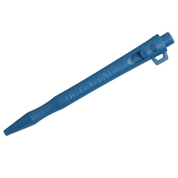 Detectamet Detectable Pen,Blue Ink,Blue Body,PK50 101-I01-C11-PA03