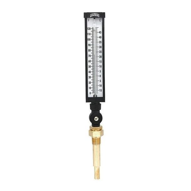 Winters Thermometer,Analog,30-300 deg,3/4in NPT TIM105LF.