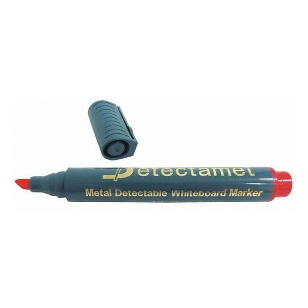 Detectamet Detectable Dry Erase Marker Set,Round Barrel,PK10 145-A06-P03-A08