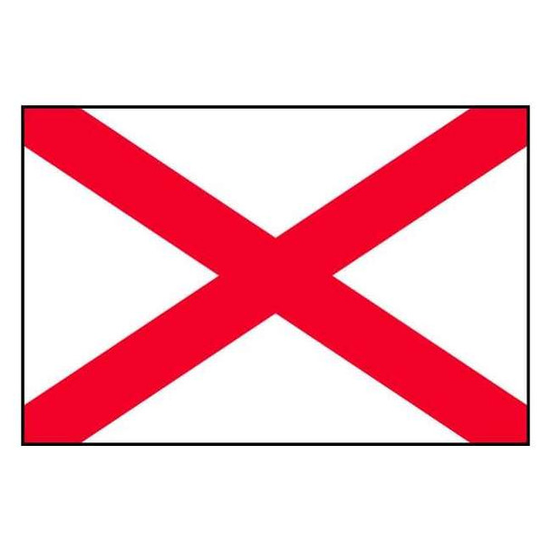 Annin Flagmakers Alabama State Flag,3x5 Ft 140060