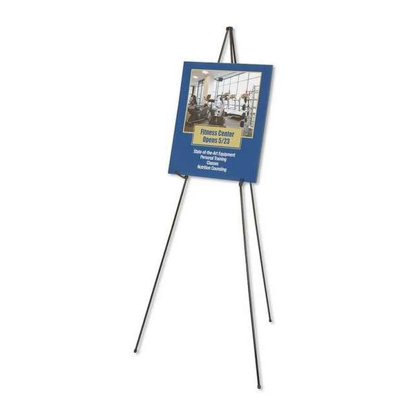 Quartet Portable Folding Easel,63 in.,Black 29E