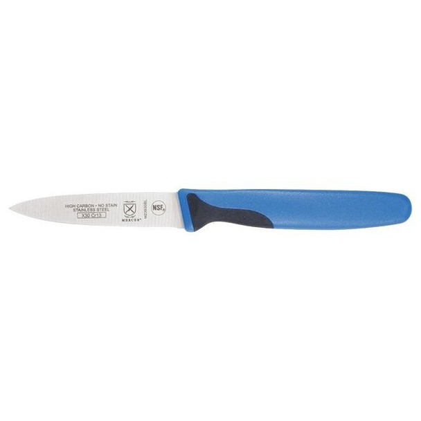 Mercer Cutlery Paring Knife,3 In.,Blue Handle M23930BL
