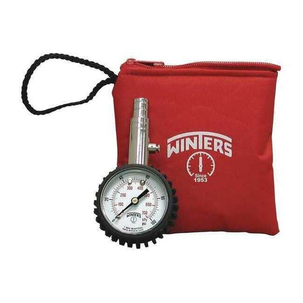 Winters Tire Pressure Gauge,0 to 100 psi PGV693