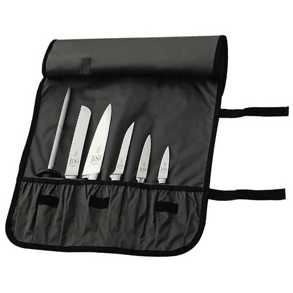 Mercer Cutlery Forged Knife Roll Set,7 Piece Set M21800
