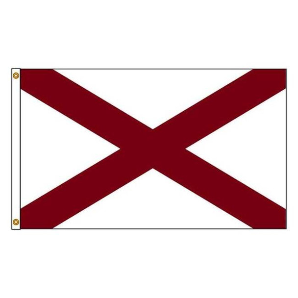 Annin Flagmakers Alabama Flag,5x8 Ft,Nylon 140080