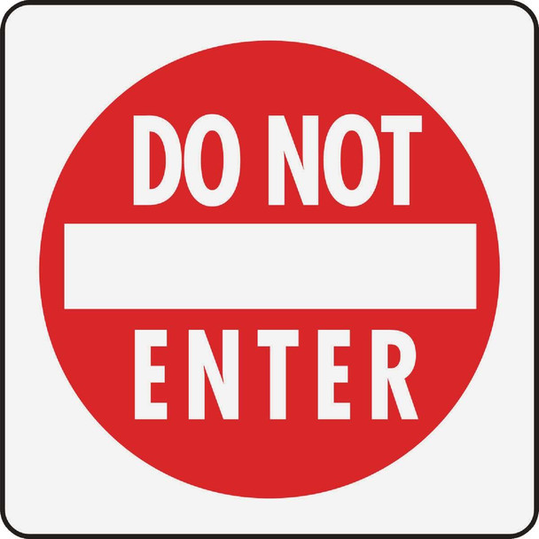Hy-Ko Do Not Enter Sign HW-22