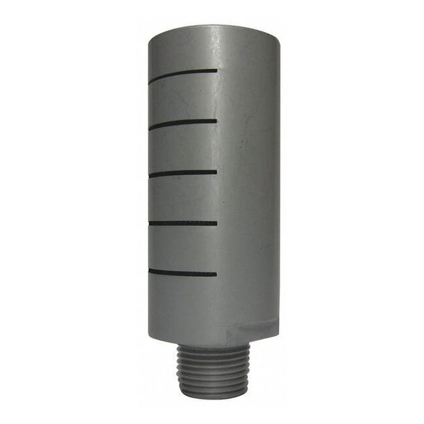 Speedaire Silencer Muffler,3/8 In. NPT,1 In. Hex 1EJW8