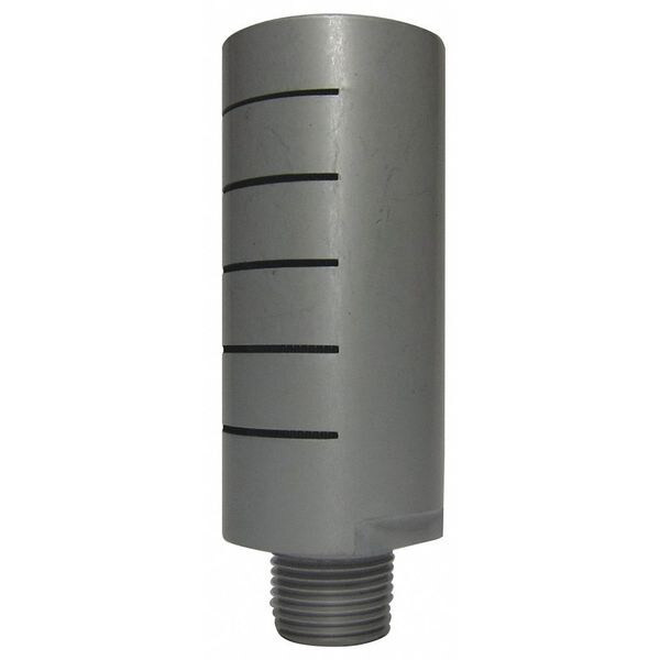 Speedaire Silencer Muffler,3/8 In. NPT,1 In. Hex 1EJW8