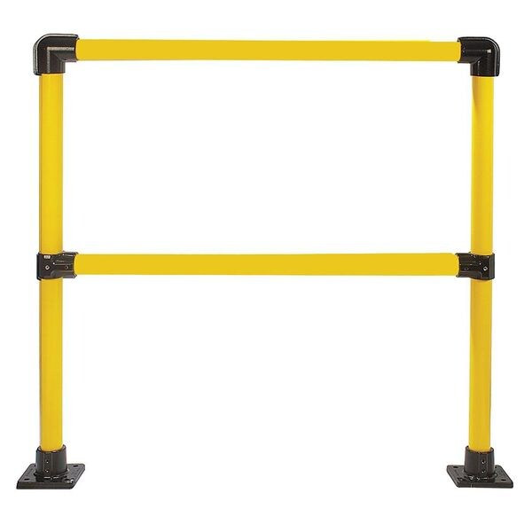 Hollaender Handrail Section,4 Ft,Steel 50221