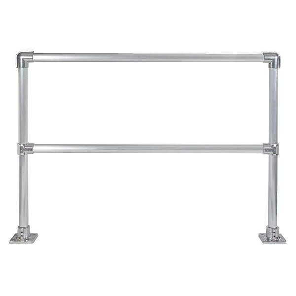 Hollaender Handrail Section,6 Ft,Aluminum Mil 50230