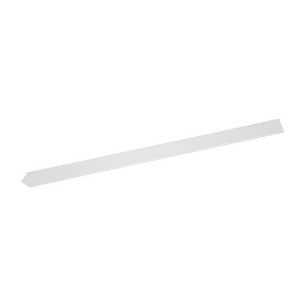 Blank Warning Stake, Reinforced Polymer, Non-Reflective, 66 Height, White