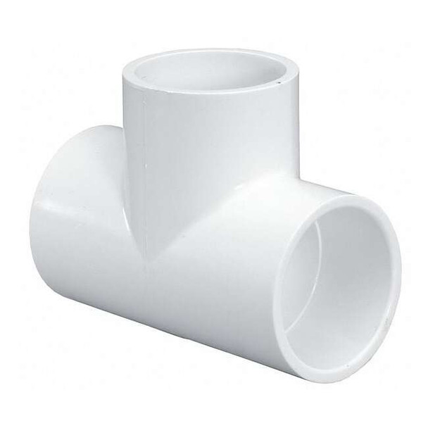Manufacturer Varies PVC Tee, Socket x Socket x Socket, 2 in Pipe Size 401020