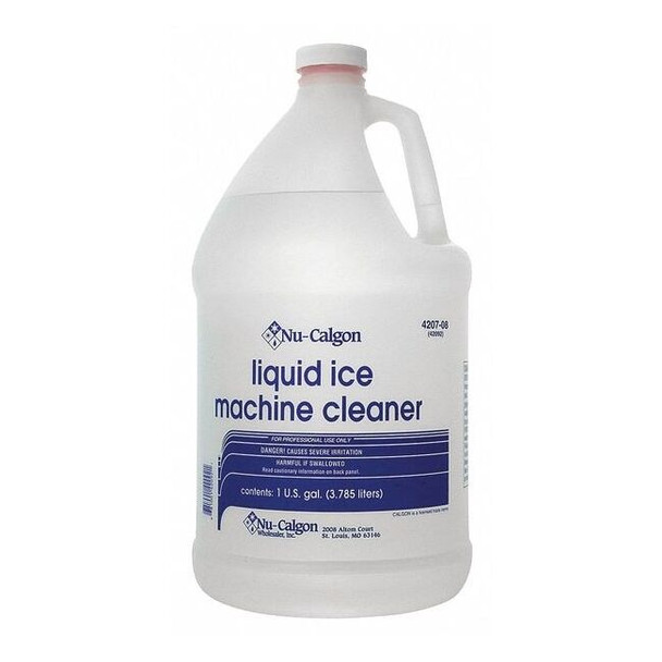 Nu-Calgon Ice Machine Cleaner,1 gal.,Clear,Liquid 4207-08