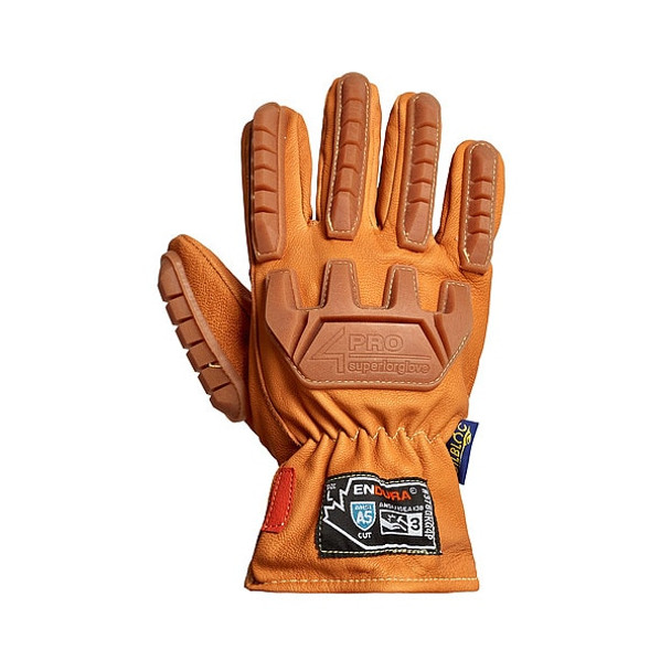 Endura Work Gloves,Drivers,M,Leather,PR 378GKG4P-M Endura Work Gloves,Drivers,M,Leather,PR 378GKG4P-M