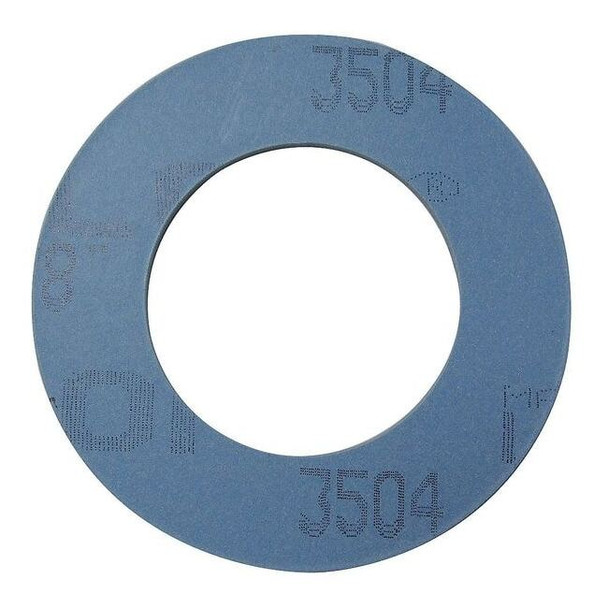 Garlock Flange Gasket,3 in.,1/16 in.,Blue,PTFE 3504RG-0150-062-0300