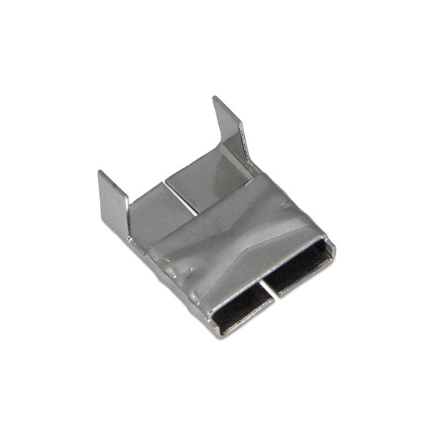 Valuclip Strapping Clips, 5/8 in, Stainless Steel