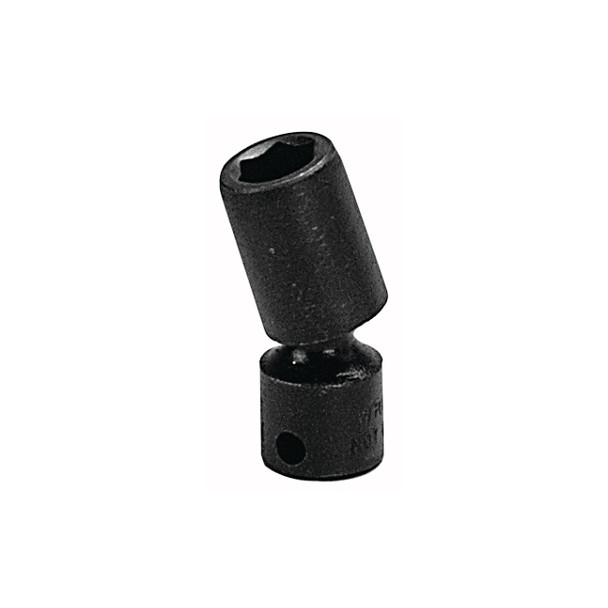 3/8" Dr. Universal Impact Sockets, 3/8 in Drive, 9/16 in, 6 Points
