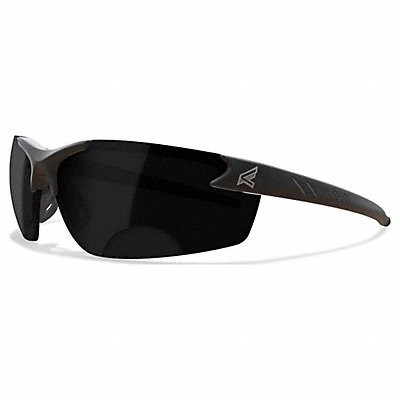 Edge Eyewear Safety Glasses,Smoke Lens,Black Frame,M DZ116-2.0-G2