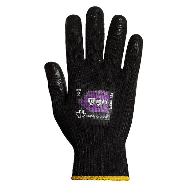 Cut Resistant Coated Gloves, Cut Level A6 ,Foam Nitrile ,12 1 PR