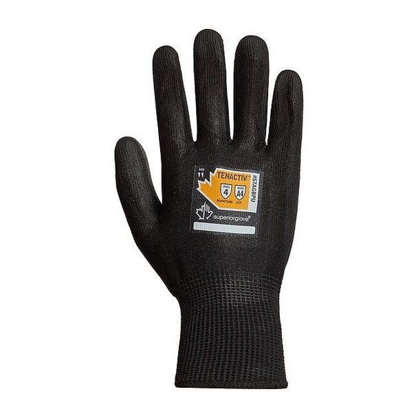 Cut Resistant Coated Gloves, Cut Level A4 ,Polyurethane ,9 1 PR