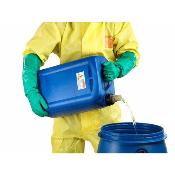 Ansell Chemical Resistant Glove,22 mil,Sz 9,PR 37-185 Ansell Chemical Resistant Glove,22 mil,Sz 9,PR 37-185