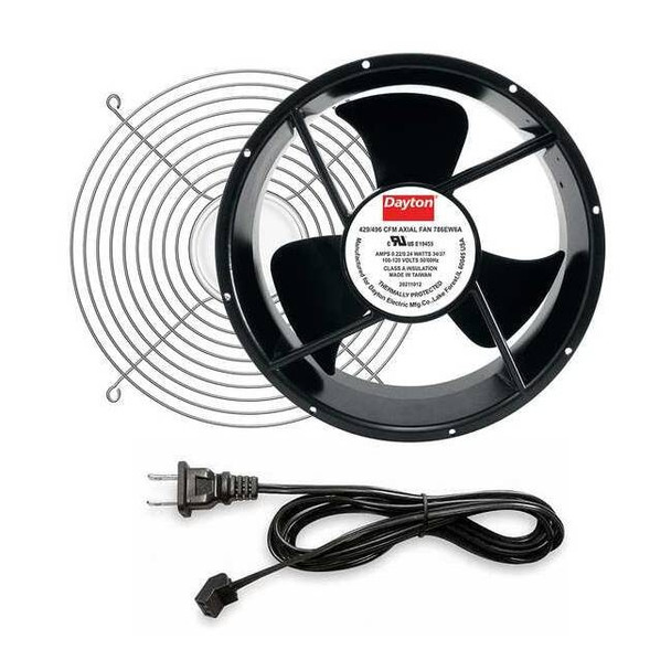 Dayton Axial Fan Kit,3 1/2 in D 786EW6