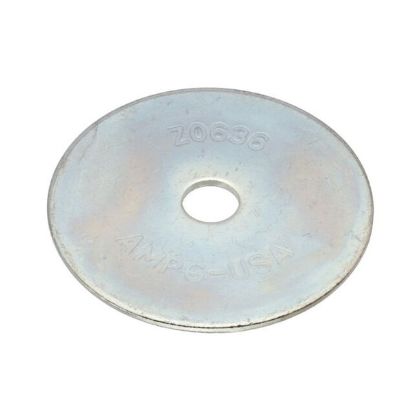 Fender Washer, For Screw Size 5/16" ,Steel Zinc Plated Finish, 50 PK