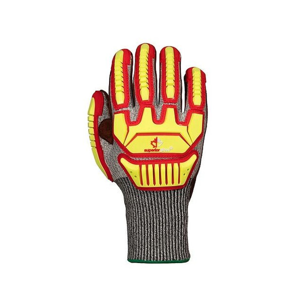 Work Gloves, Cut Level A8 ,Uncoated ,Nitrile ,XL 1 PR
