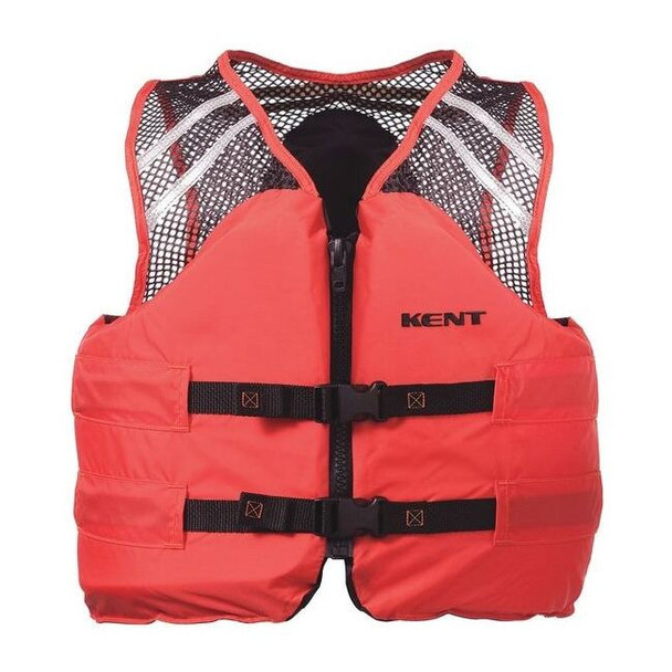 Kent Safety Life Jacket,S,15.5lb,Foam,Orange 150600-200-020-23