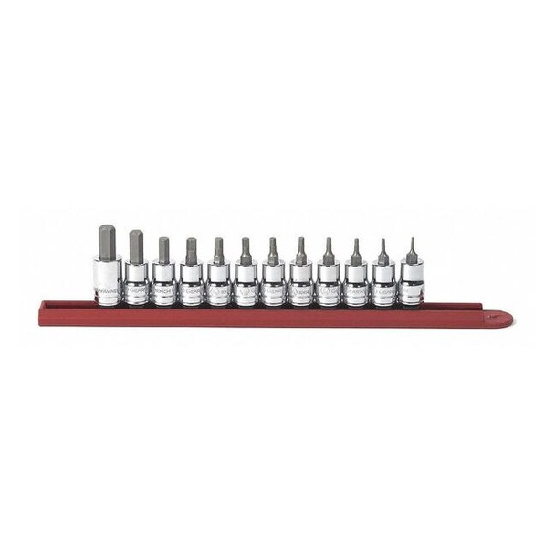 Gearwrench 12 Piece 3/8" Drive Hex Bit SAE Socket Set 80581