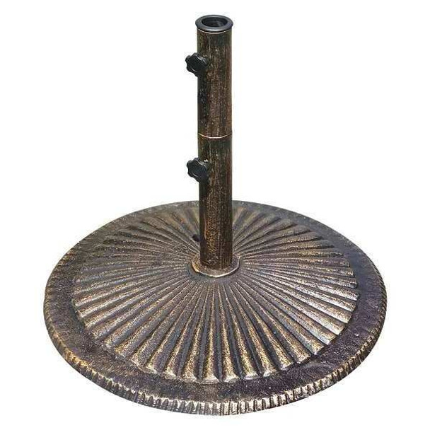 Island Umbrella Umbrella Base, Bronze, Cast Iron, 50 lb. NU5405A