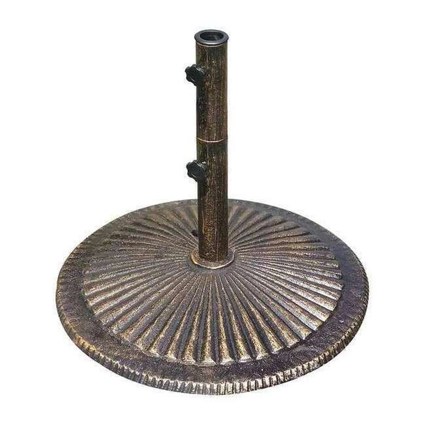 Island Umbrella Umbrella Base, Bronze, Cast Iron, 50 lb. NU5405A