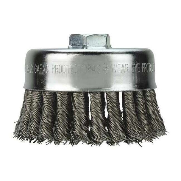 Milwaukee Tool 4" Knot Wire Cup Brush - Carbon Steel 48-52-1350