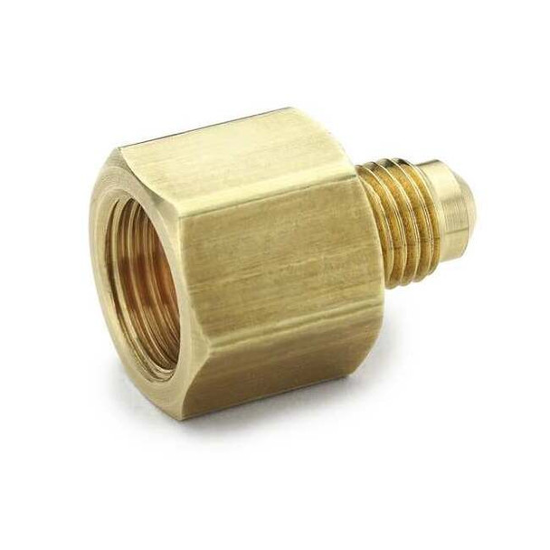 Parker Fitting, Straight, Brass, Flared 1/4 in, Flared 3/8 in  661FHD-4-6