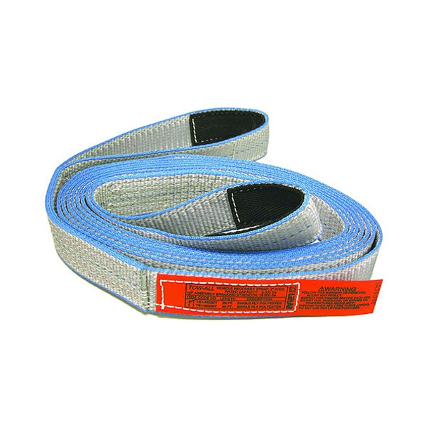 Lift-All Recovery Strap,30 ft Overall L,Silver TS2802TX30 Lift-All Recovery Strap,30 ft Overall L,Silver TS2802TX30