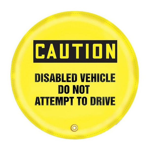 Accuform Steering Wheel Cover,Disabled Vehicle,24 KDD833