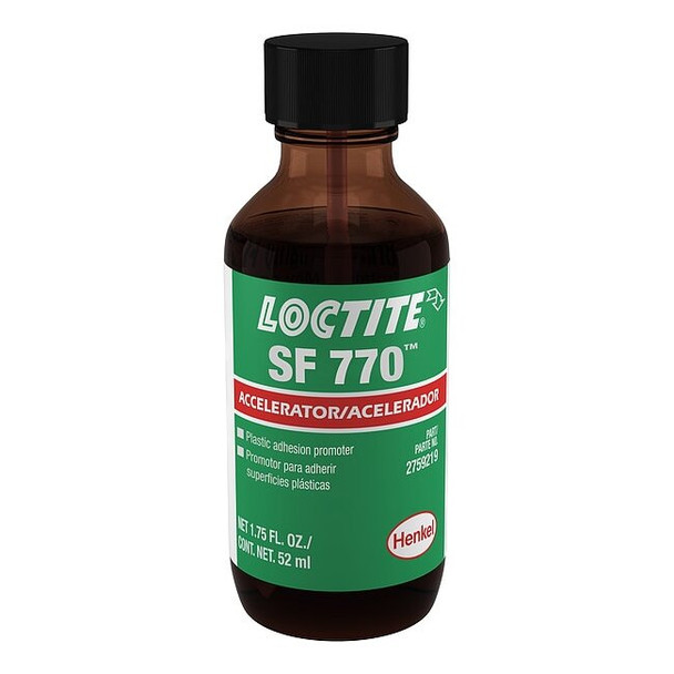 Loctite Primer, SF 770 Series, Clear, 1.75 oz, Bottle 2759219