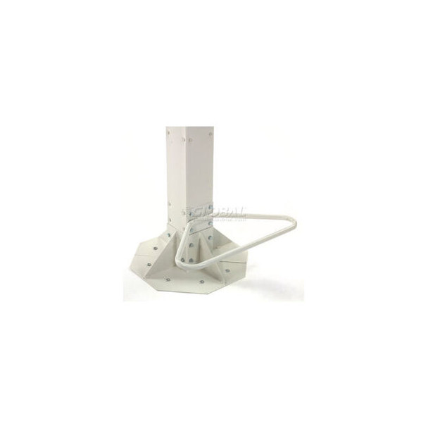 Footrest For Global Industrial Orbit Computer Workstations - Beige