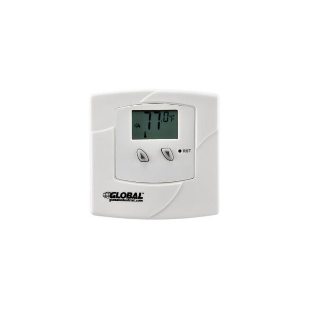 Global Industrial Non-Programmable Thermostat 24V Heat Only