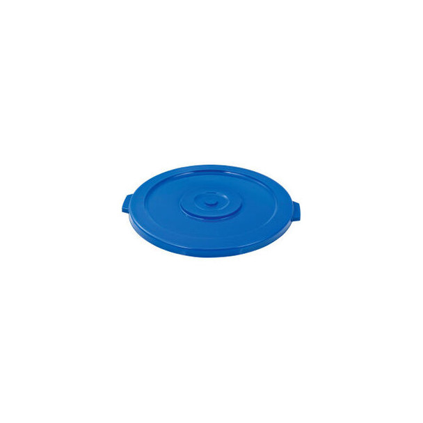 Global Industrial Plastic Trash Can Lid - 44 Gallon Blue