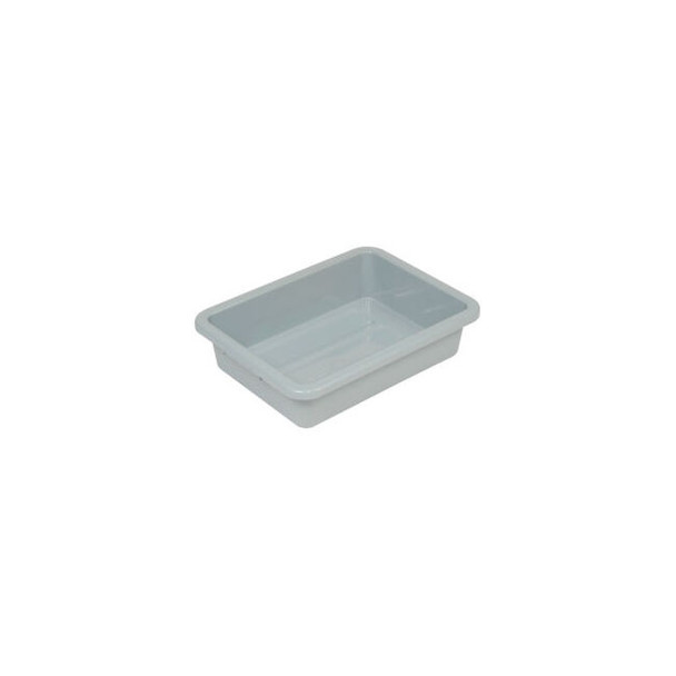 Global Industrial Plastic Nesting Tote Box 20-1/4""L x 15-1/4""W x 5""H Gray