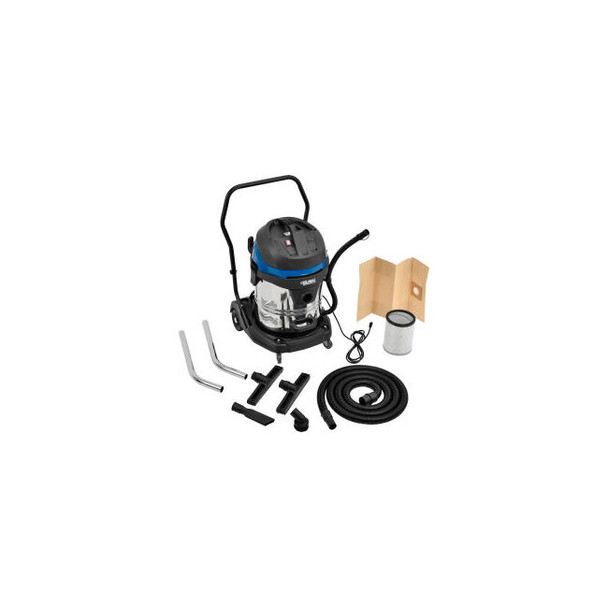Global Industrial Stainless Steel Wet/Dry Vacuum 16 Gallon Cap.