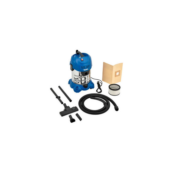 Global Industrial Stainless Steel Wet/Dry Vacuum 6.6 Gallon Cap.
