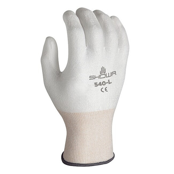 Showa Cut Resistant Coated Gloves, Cut Level A2 ,Polyurethane ,S 1 PR 540S-V