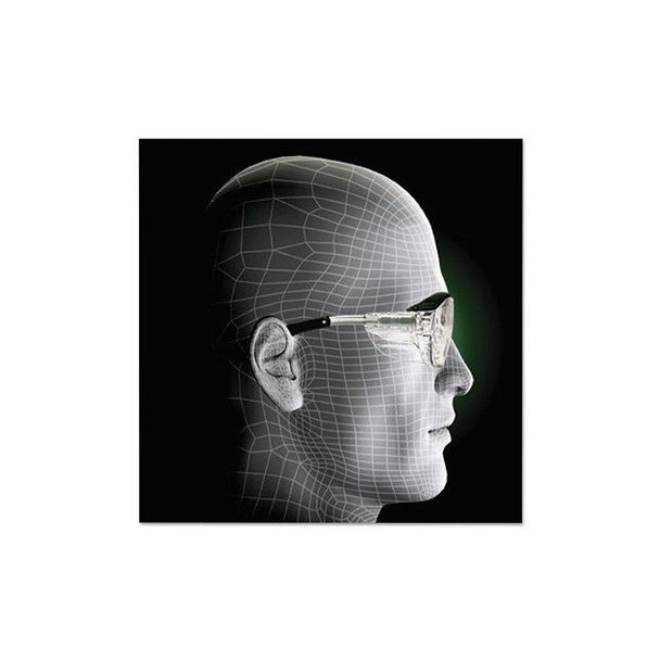 Nuvo™ Reader Protective Eyewear, +1.5 Diopter, Clear Anti-Fog Lens, Gray Frame