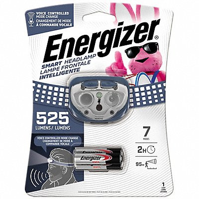 Energizer Headlamp,w/(3) Batteries,White/Blue ENHDED32E